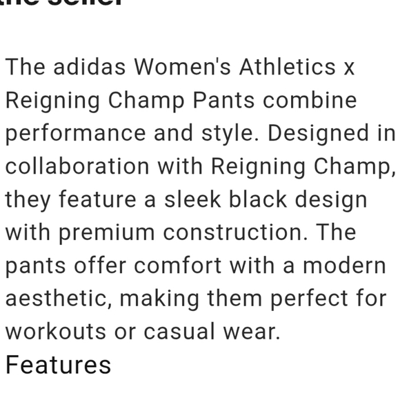 Adidas Reigning Champ Jogger Pants - Picture 9 of 10